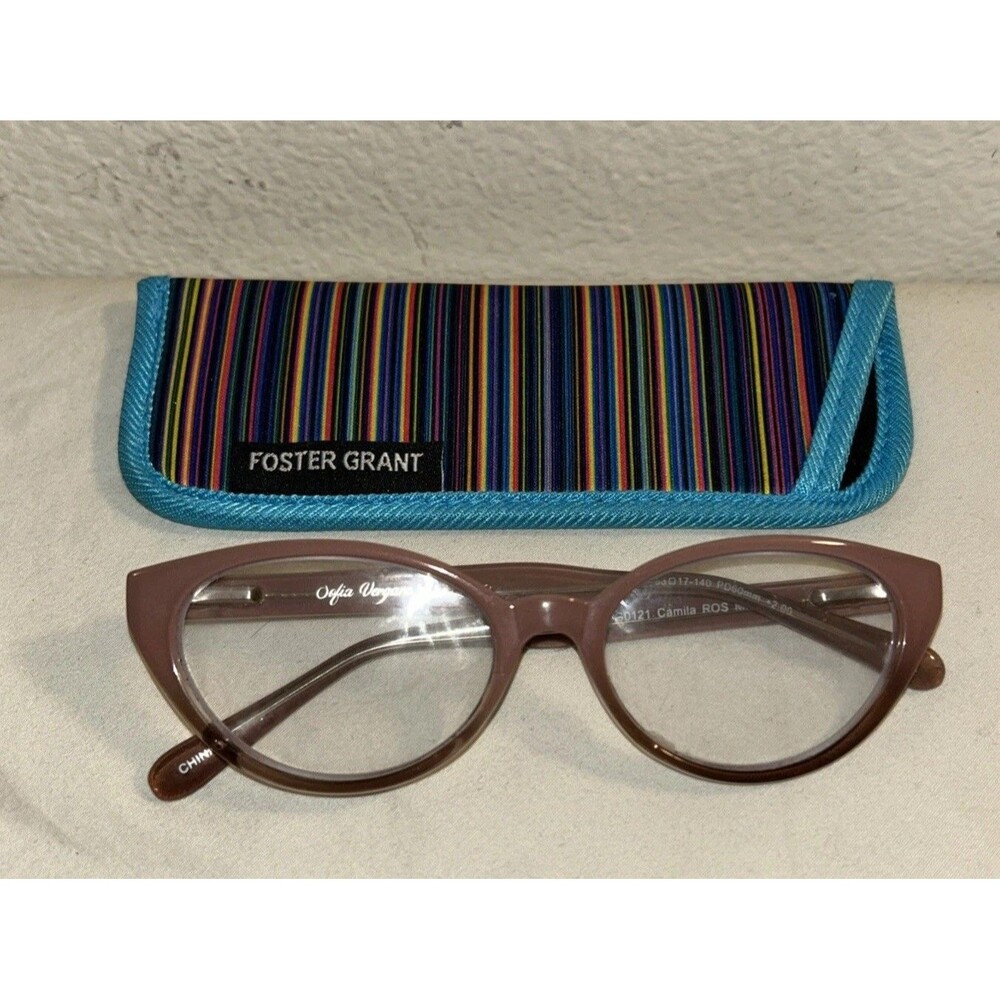 Sofia Vergara x Foster Grant Eyewear Collection Reading Glasses 2.00 Need Adjust